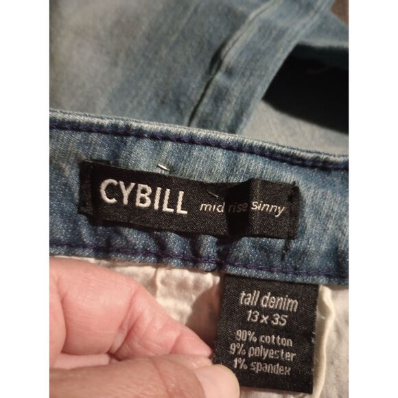 Alloy Apparel Junior's Size 13 X 35 Tall Cybill Mid Rise Skinny Jeans - Vintage - Picture 8 of 9